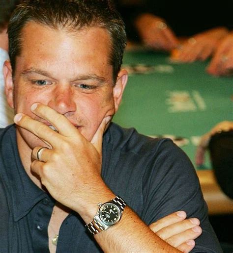 matt damon rolex|what watch does Matt Damon wear.